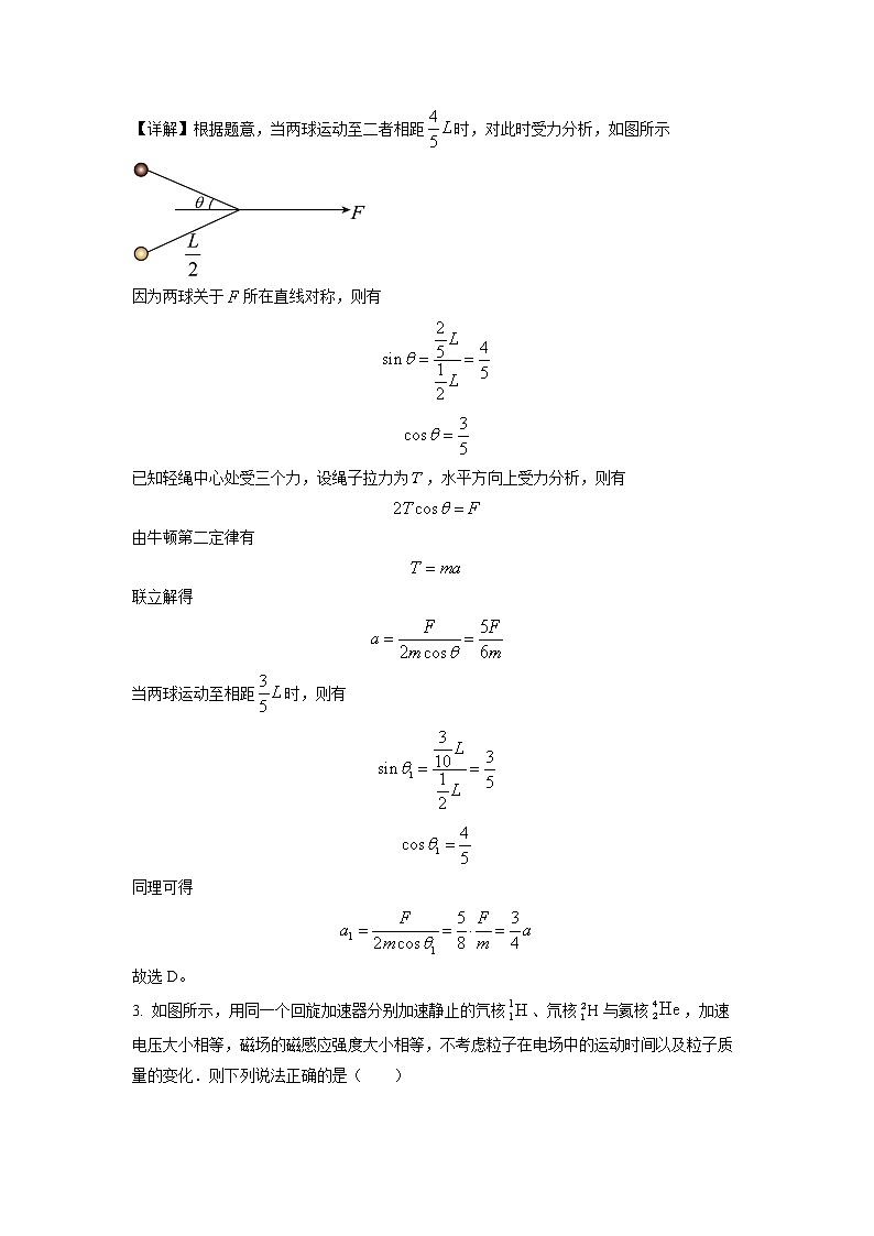 湖南省炎德英才长郡十八校联盟2023届高三物理下学期第一次联考(全国卷)试题 (Word版附解析)第2页