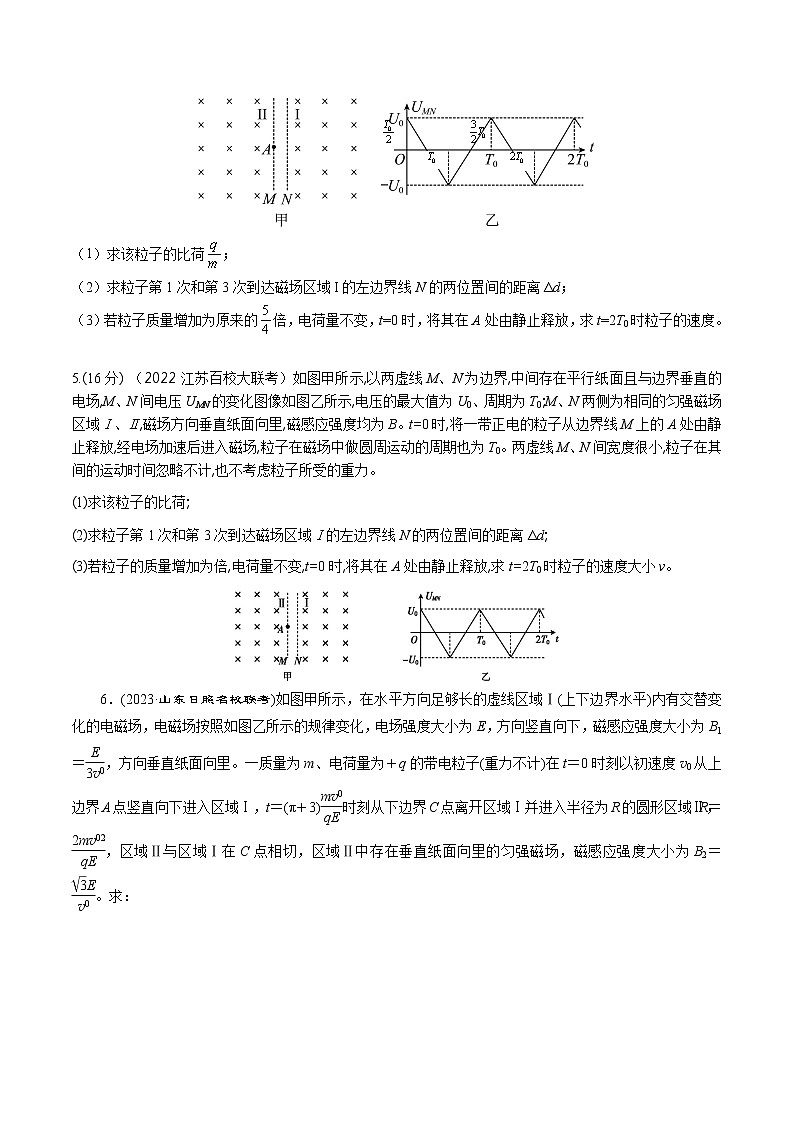 专题15. 带电粒子在交变磁场中运动模型(原卷版)第3页