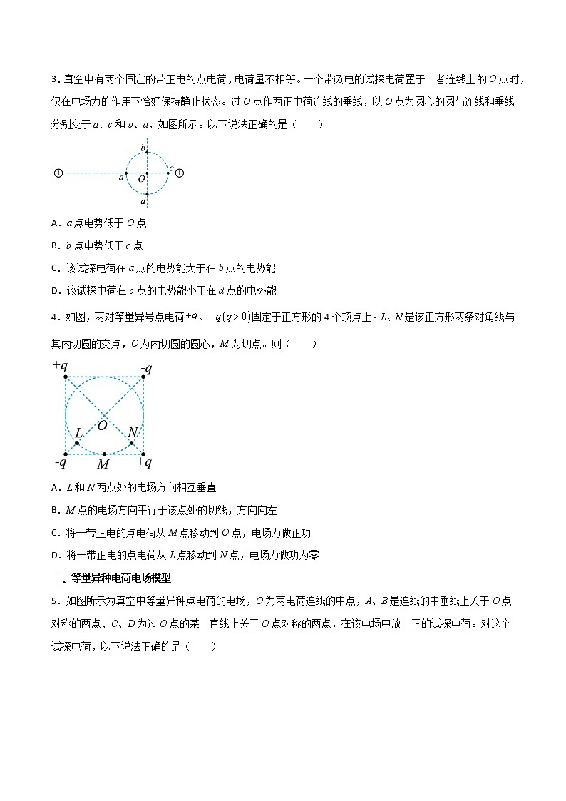 专题17 双电荷模型-高三物理二轮常见模型与方法强化专训专练02