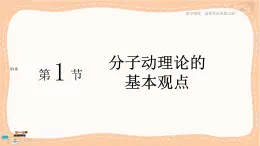 魯科版高中物理選擇性必修第三冊(cè)·第1章 第1節(jié) 分子動(dòng)理論的基本觀點(diǎn)（課件PPT）