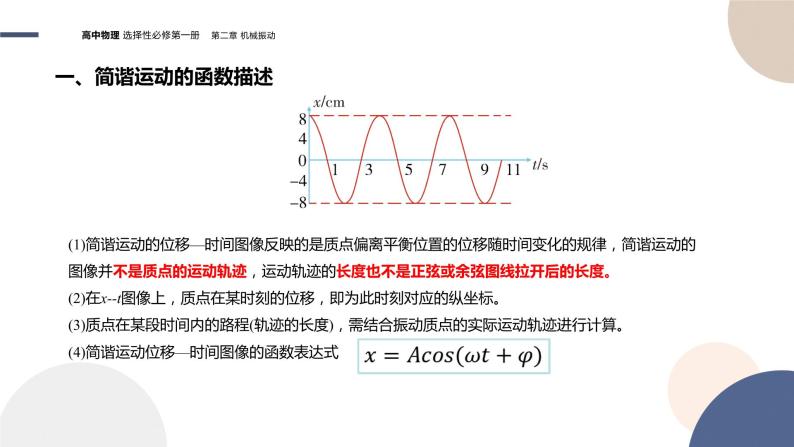 粤教版高中物理选择性必修第一册·第二章机械振动2.2简谐运动的描述（课件PPT）04