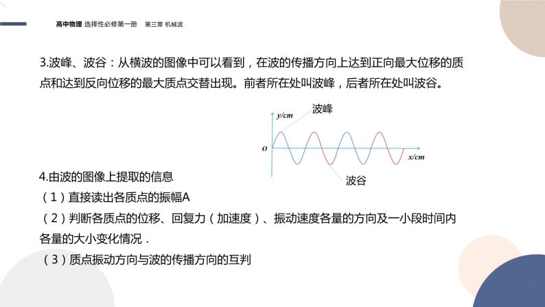 粤教版高中物理选择性必修第一册·第三章机械波3.2机械波的描述（课件PPT）06