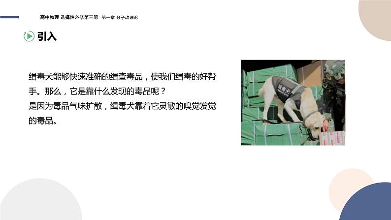 粤教版高中物理选择性必修第三册·第一章分子动理论 第2节分子热运动与分子力(课件PPT)03