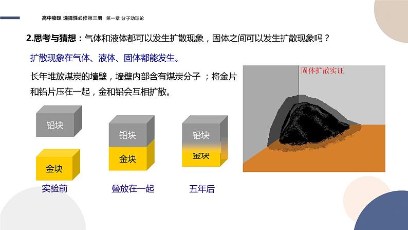 粤教版高中物理选择性必修第三册·第一章分子动理论 第2节分子热运动与分子力(课件PPT)05