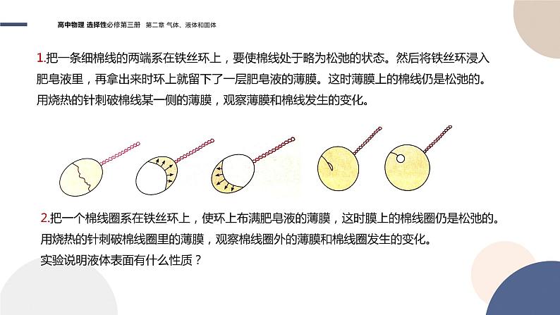 粤教版高中物理选择性必修第三册·第二章气体、液体和固体 第4节液体的表面张力(课件PPT)第5页