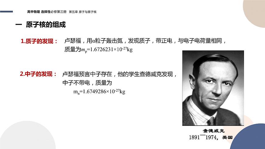粵教版高中物理選擇性必修第三冊(cè)·第五章原子與原子核 第3節(jié)核力與核反應(yīng)方程 (課件PPT)第5頁(yè)