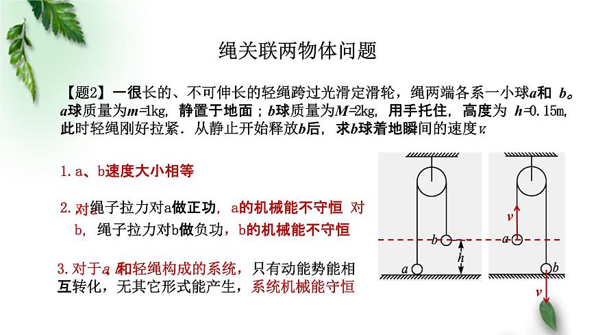 2022-2023年粵教版(2019)新教材高中物理必修2 第4章機械能及其守恒定律第5節(jié)機械能守恒定律(1)課件第8頁