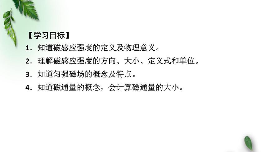2022-2023年人教版(2019)新教材高中物理必修3 第13章電磁感應與電磁波初步第2節(jié)磁感應強度磁通量(1)課件第2頁