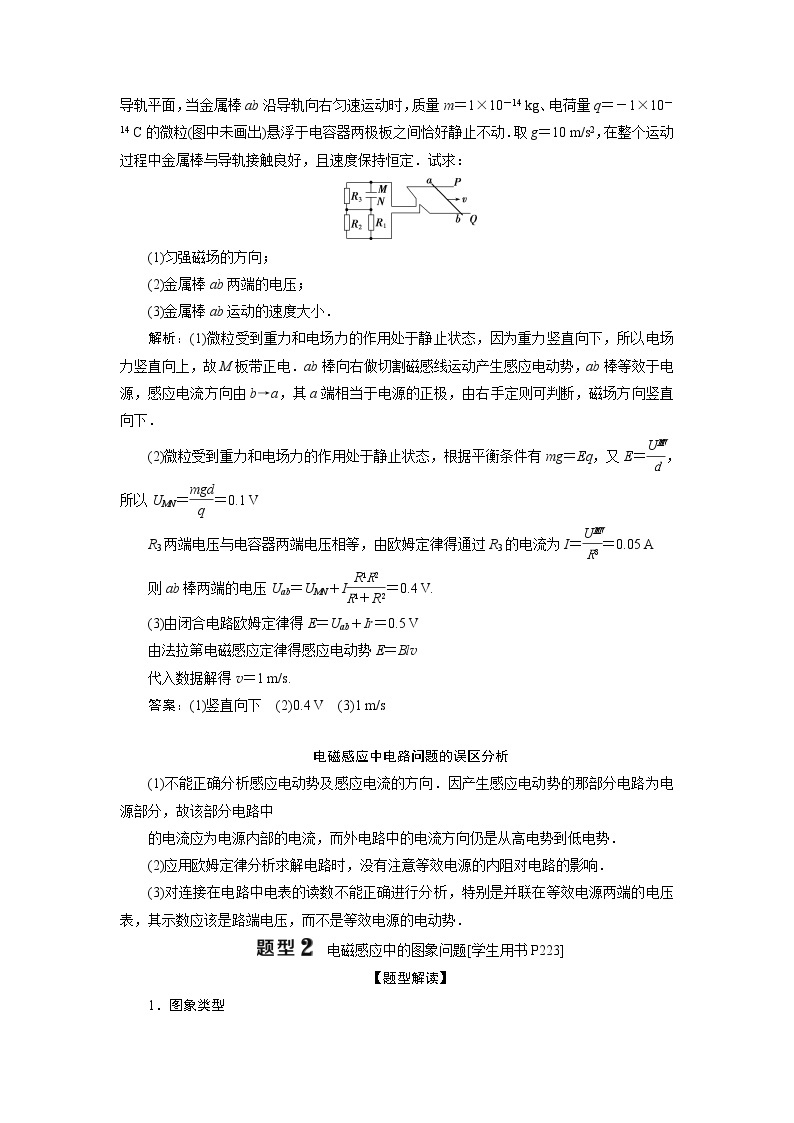 高考物理一轮复习课件+讲义  第10章 3 素养探究课(八)　科学思维——电磁感应中的电路和图象问题03