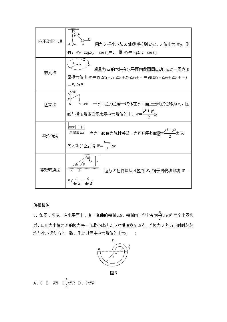 新課改-高中物理一輪復習（上）  11 B功、功率、機車啟動問題 中檔版（教師版）第3頁