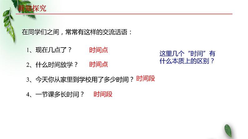 2022-2023年人教版(2019)新教材高中物理必修1 第1章运动的描述第2节时间位移课件第3页