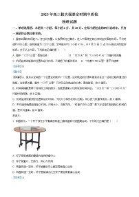 2022-2023学年重庆市西南大学附属中学高三下学期拔尖强基定时期中质检物理试题（解析版）