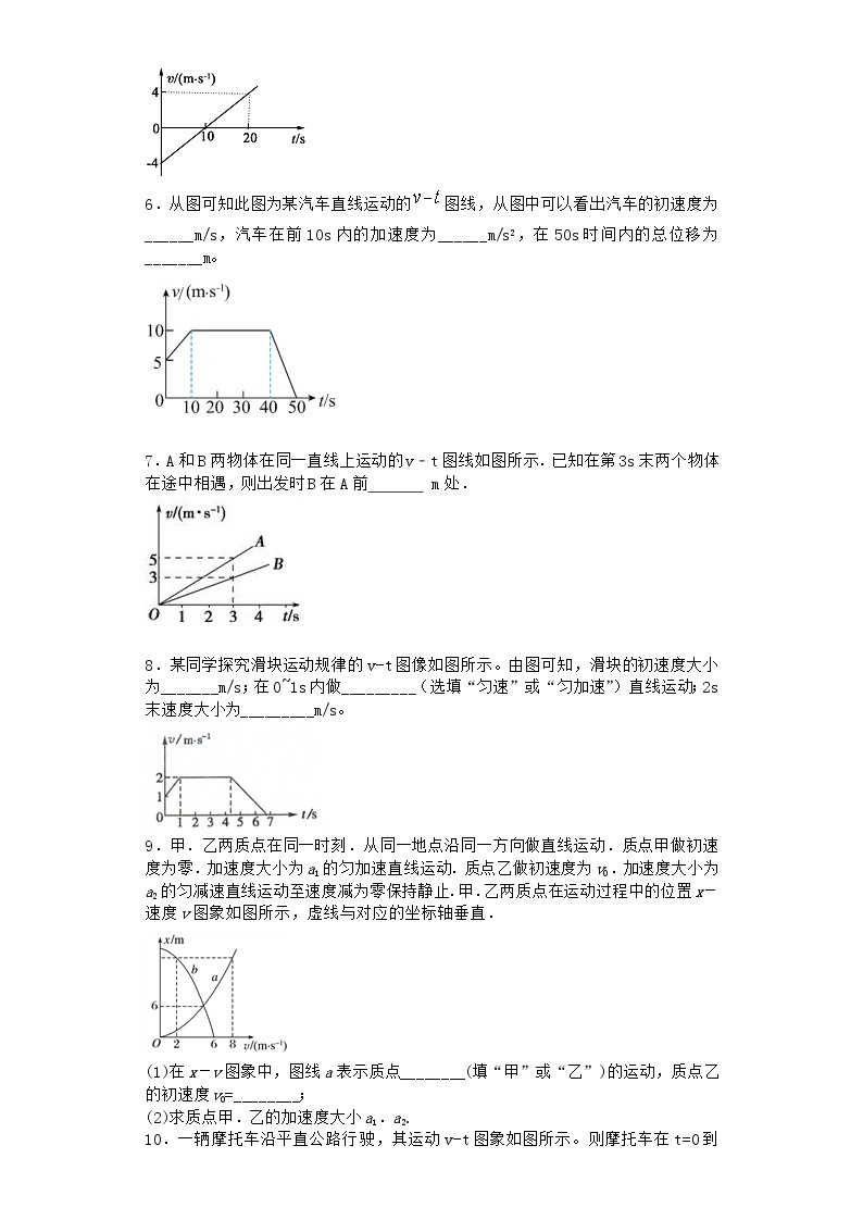 物理沪科版必修第一册 2.1伽利略对落体运动的研究课时作业(解析版)02