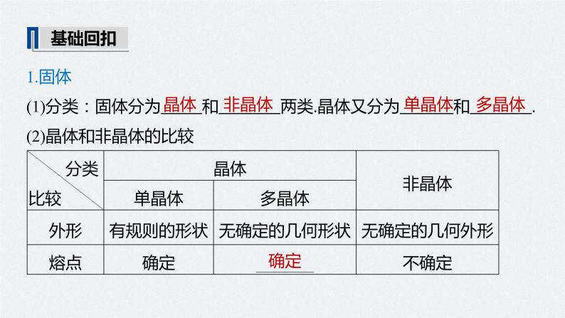 高考物理一轮复习课件+讲义  第14章 第2讲 固体、液体和气体07