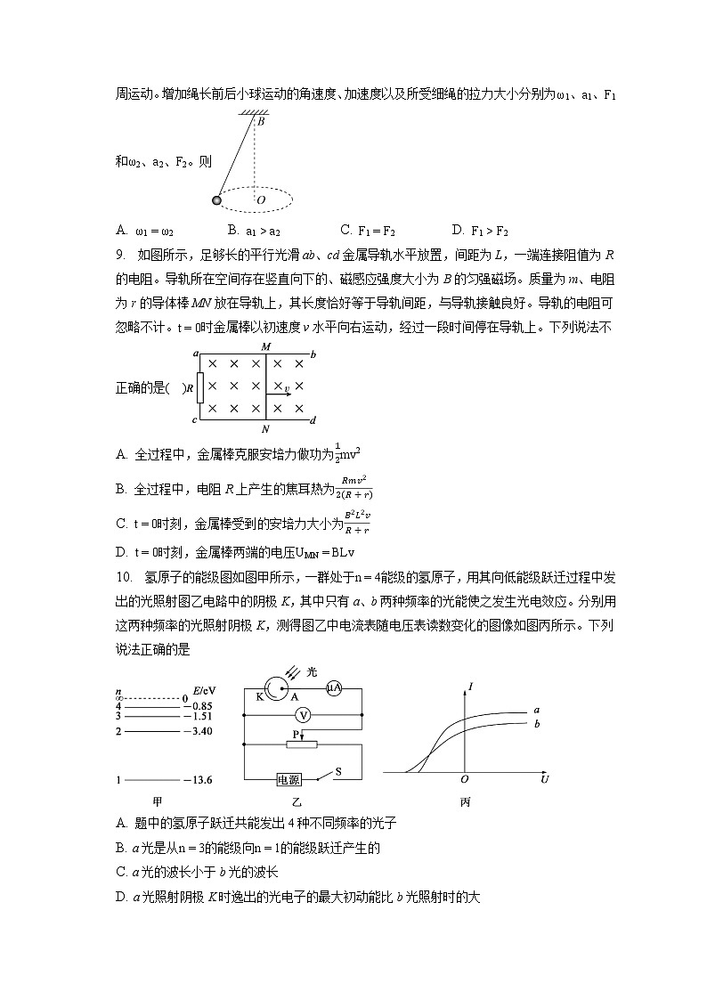 2022_2023学年北京市朝阳区高三(第一次)模拟考试物理试卷(含答案解析)第3页