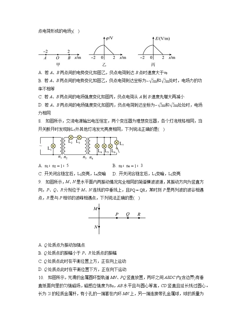 2023年湖北省七市（州）高考物理一调试卷（含答案解析）03