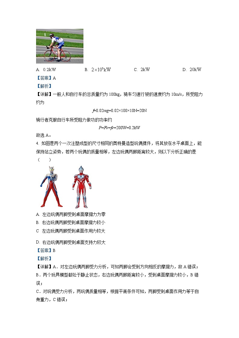 浙江省金华十校2022-2023学年高三物理下学期二模试题(Word版附解析)第2页
