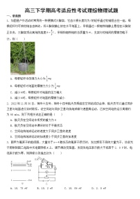 河南省2023年高三下學期高考適應性考試理綜物理試題含答案