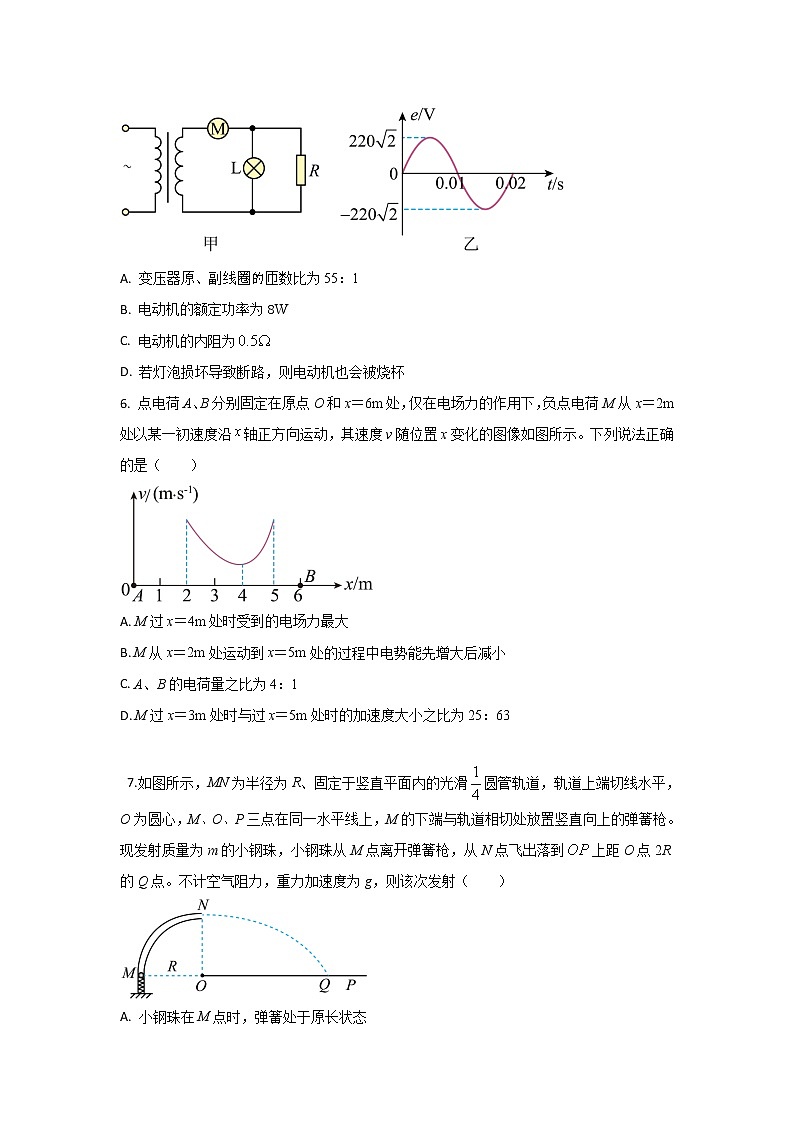 2023年全国高考物理模拟卷(全国卷专用)黄金卷04含答案03