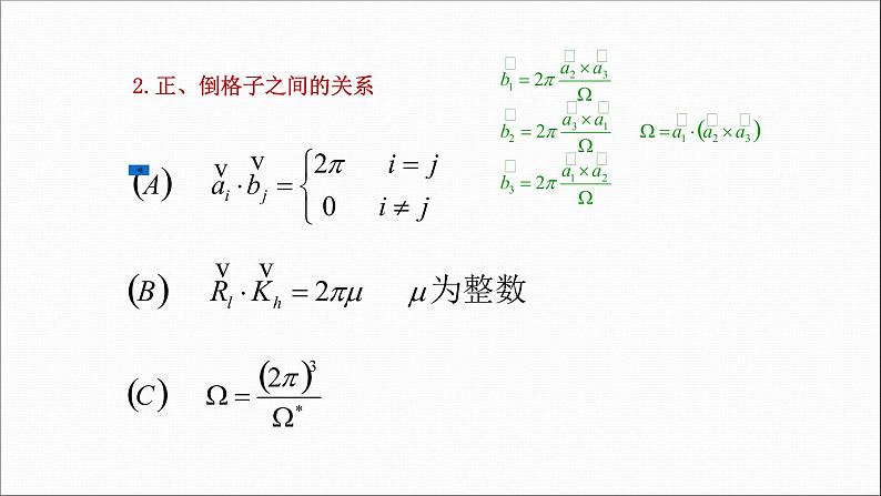 2022-2023学年高二物理竞赛课件:晶格的倒易结构第6页