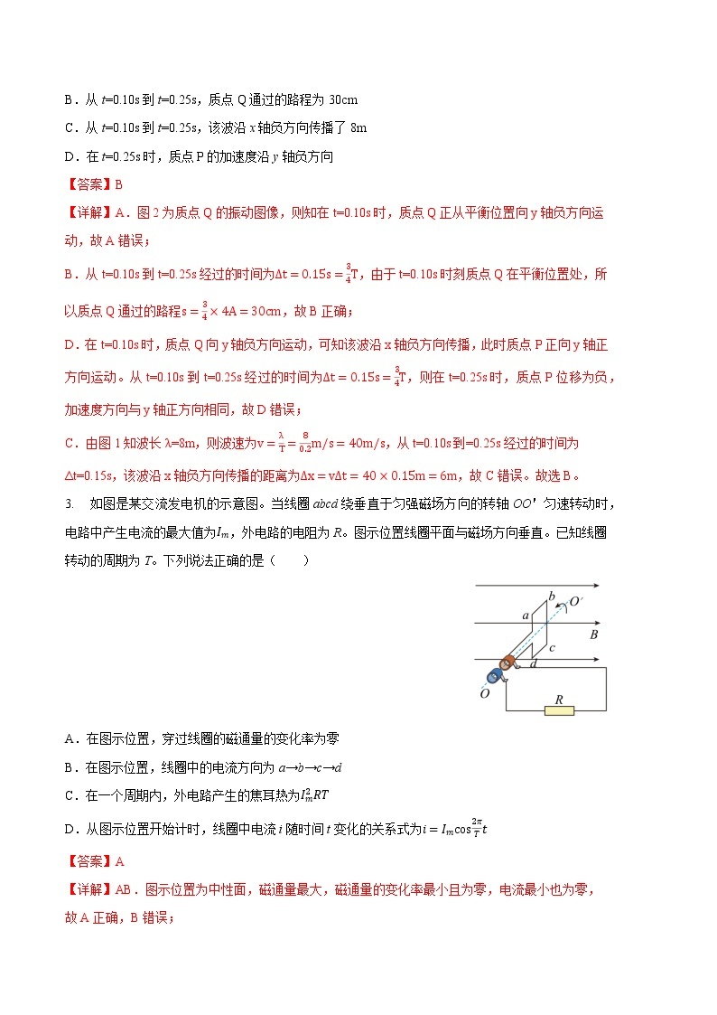 2023年高考第三次模拟考试卷-物理（北京A卷）（全解全析）02