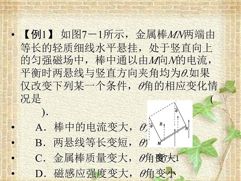 2022-2023年高考物理二轮复习 磁场中常考的3个问题课件(重点难点易错点核心热点经典考点)07