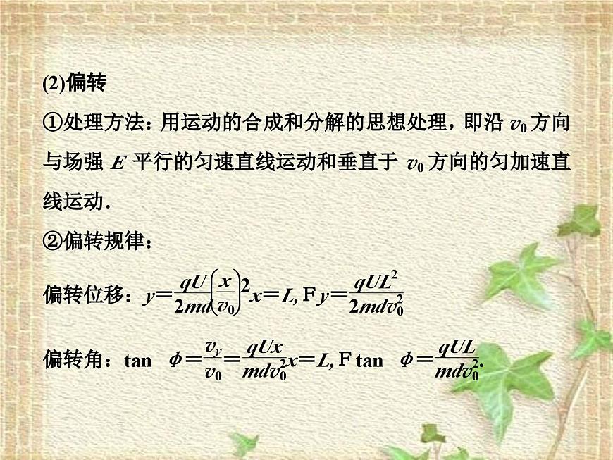 2022-2023年高考物理二輪復(fù)習(xí) 電場中?？嫉?個問題課件(重點難點易錯點核心熱點經(jīng)典考點)第7頁