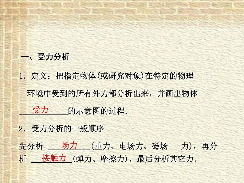 2022-2023年高考物理一轮复习 受力分析 共点力平衡课件(重点难点易错点核心热点经典考点)第2页