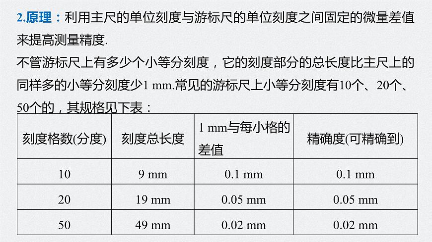 高中物理新教材同步必修第三冊(cè) 第11章 11.3 實(shí)驗(yàn)1 長(zhǎng)度的測(cè)量及測(cè)量工具的選用第8頁(yè)