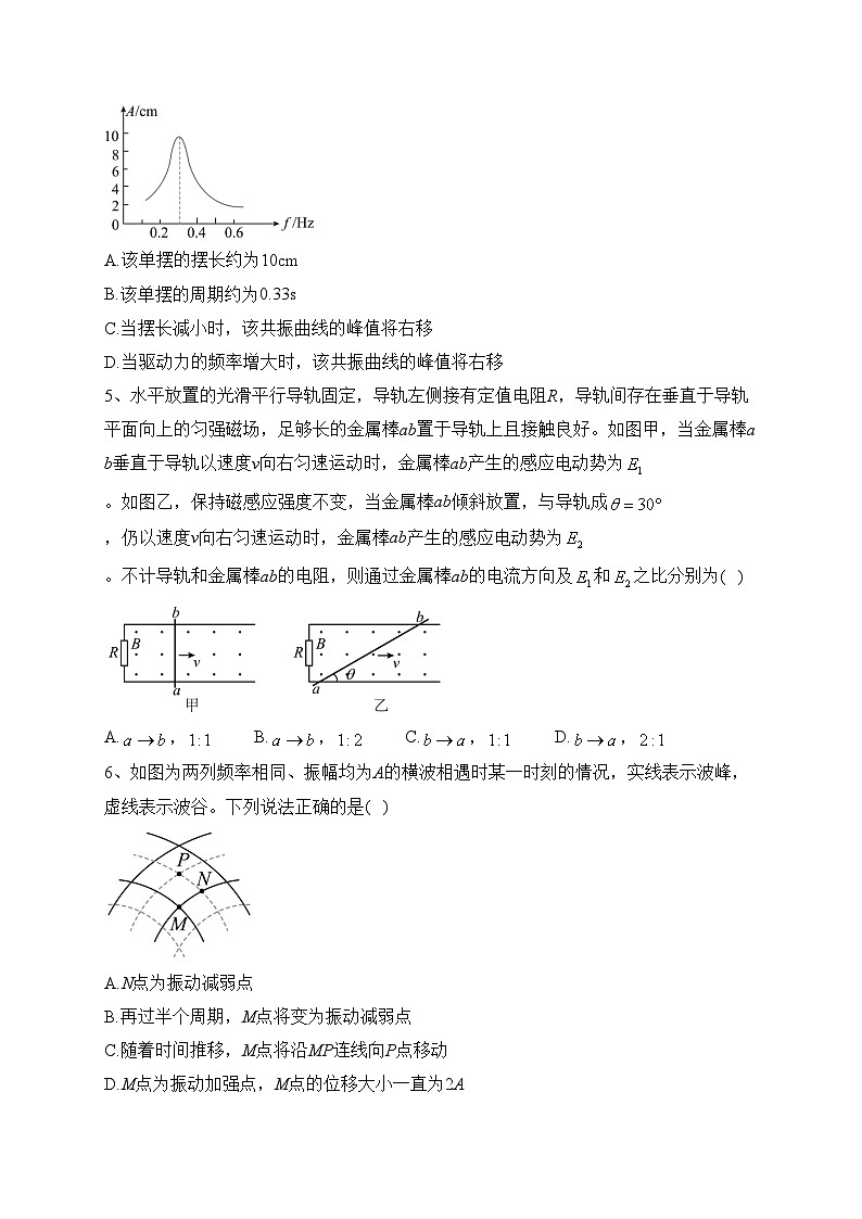 四川省成都市蓉城名校2022-2023学年高二下学期期中联考物理试卷(含答案)02
