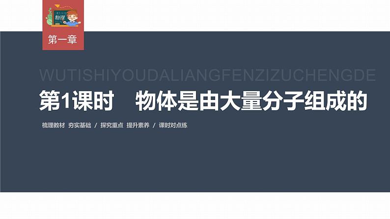 高中物理新教材同步选修第三册 第1章 1.1 第1课时 物体是由大量分子组成的第3页