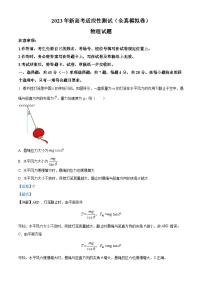 重庆市西南大学附属中学2022-2023学年高三物理下学期5月月考试题（Word版附解析）