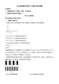 2021-2022学年重庆市巫山县官渡中学高二（下）期末物理试题（解析版）