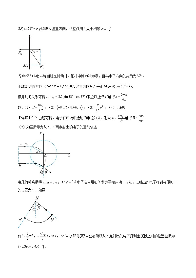 2023年高考押题预测卷03(山东卷)-物理(参考答案)02