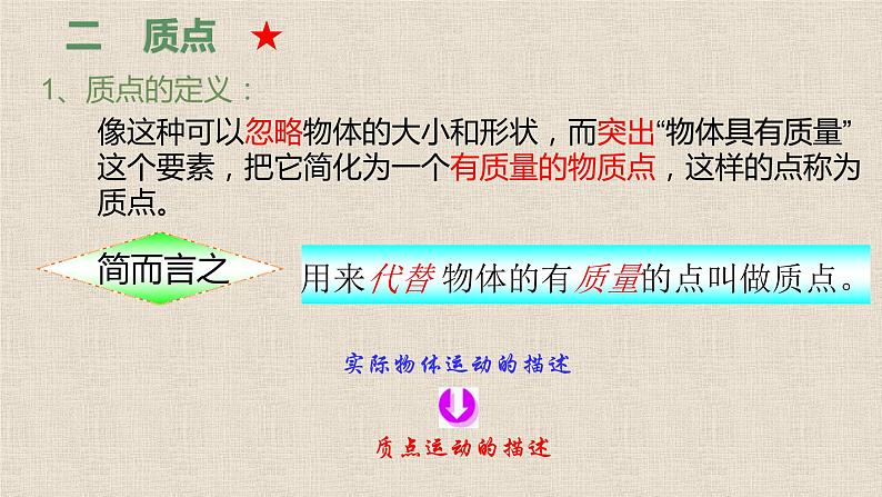 1.1+质点+参考系+课件+-2022-2023学年高一上学期物理人教版(2019)必修第一册+08
