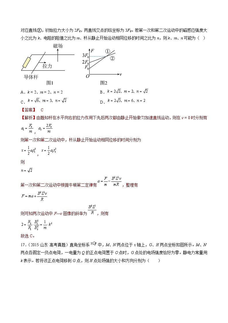 真题重组卷01——2023年高考物理真题汇编重组卷(全国通用)(解析版)第3页