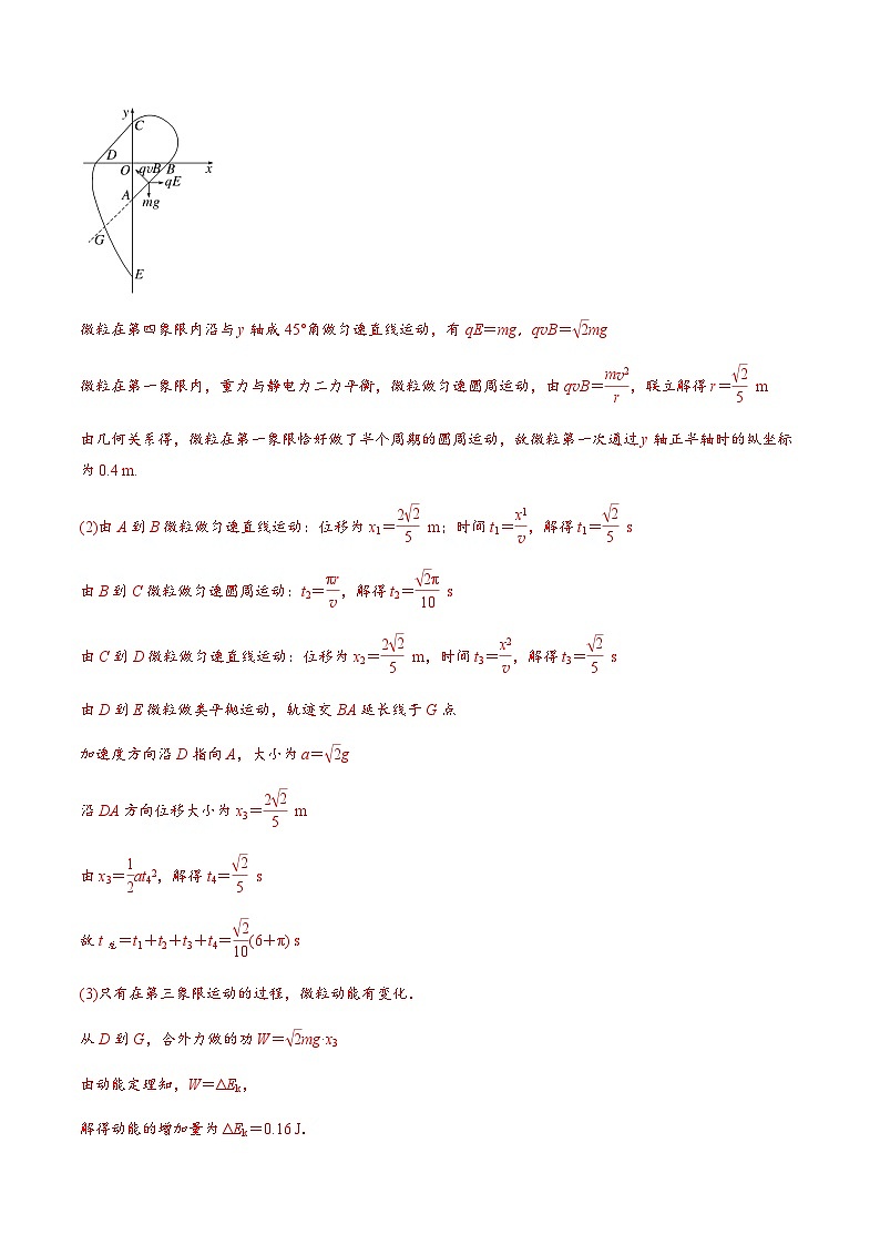 考前适应练二十二 带电粒子在叠加场和交变电、磁场中的运动-备战2023年高考三轮复习专题-复习与训练-解析版第3页
