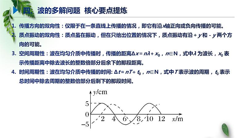 2022-2023年鲁科版(2019)新教材高中物理选择性必修1 第3章机械波章末习题课课件(2)第2页