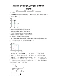 2022-2023学年湖北省高三下学期第一次模拟考试考试物理试卷（含解析）