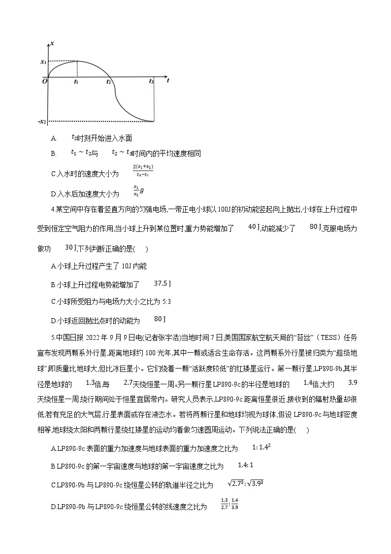 2023届辽宁省大连市滨城联盟高三上学期期中（Ⅰ）考试 物理试题（PDF版）02