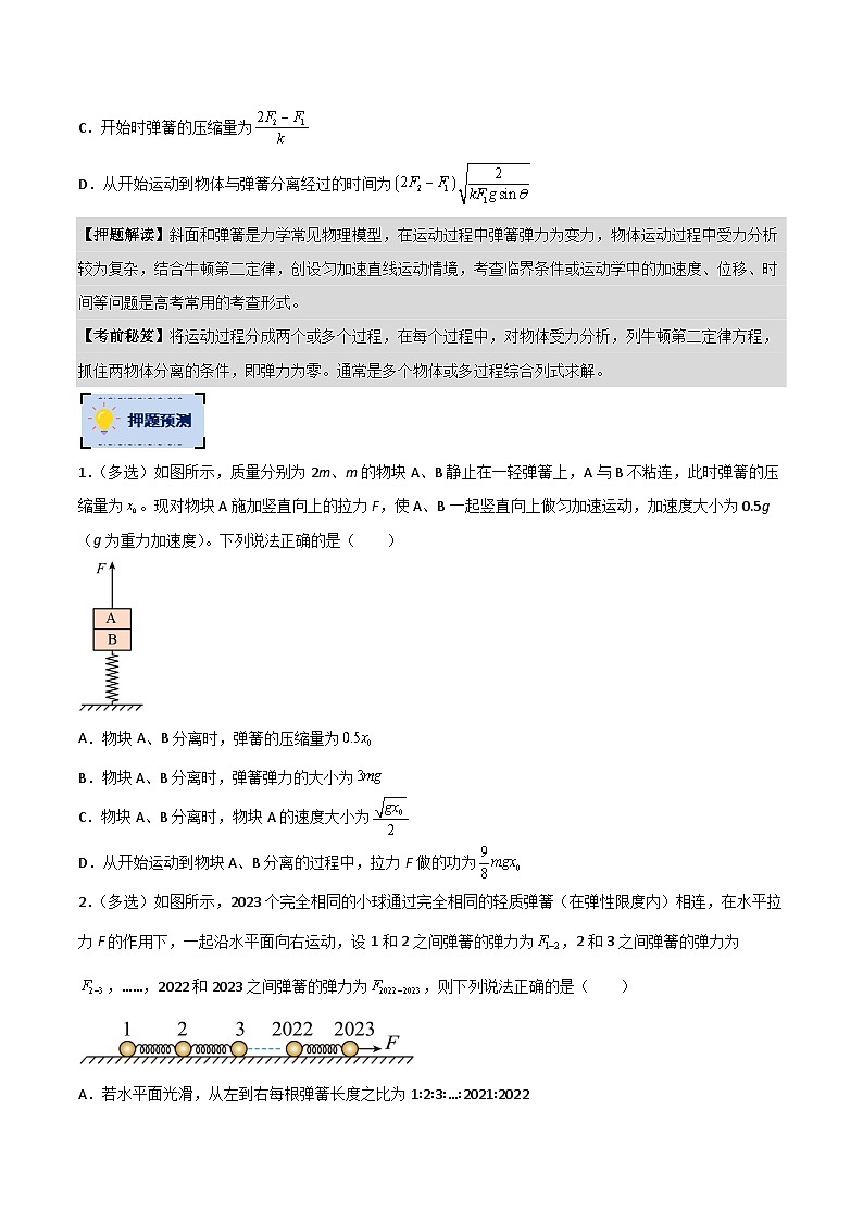 物理-2023年高考终极押题猜想(分专题预测)(原卷版)第2页