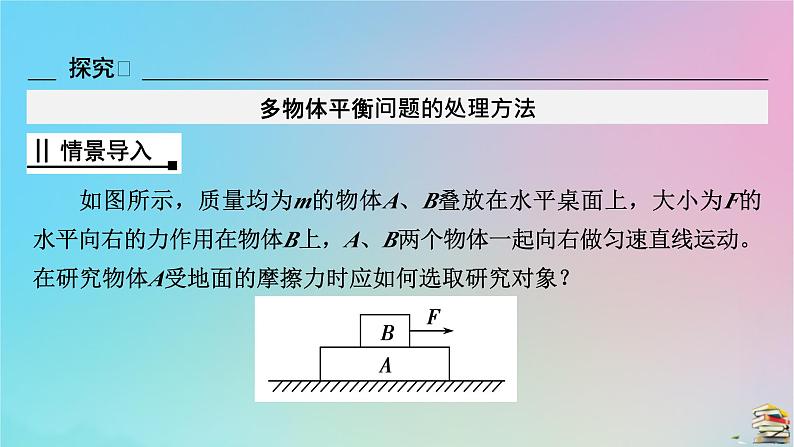 新教材2023年高中物理第3章相互作用__力专题强化5共点力平衡的三类问题课件新人教版必修第一册第8页