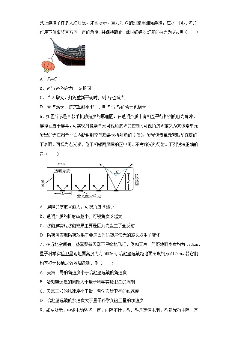 2023届海南省海口市高三下学期高考模拟考试物理试题(含解析)02