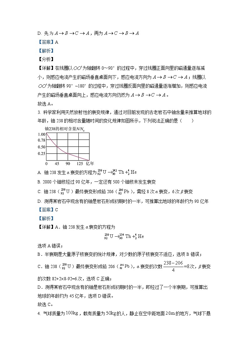 2022-2023学年湖南省衡阳市第八中学高二下学期5月月考物理试题(解析版)第2页