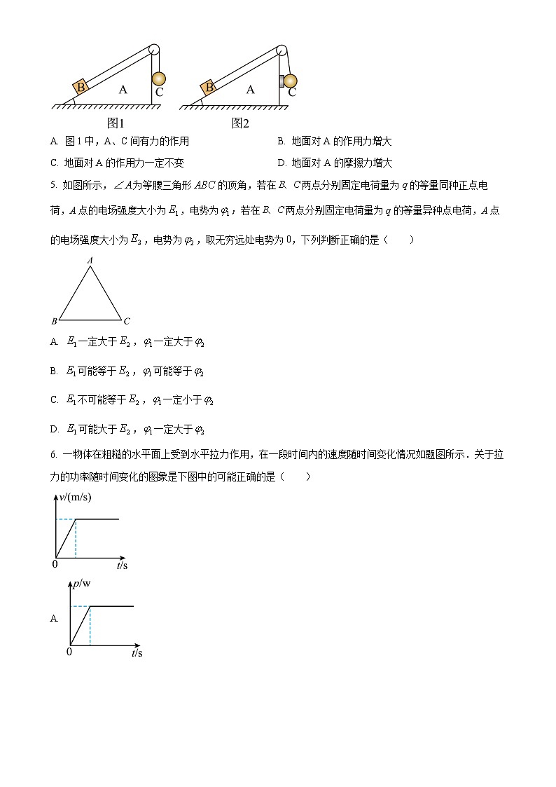 2023届海南省高三下学期高考全真模拟物理试题(六)(原卷版)第2页