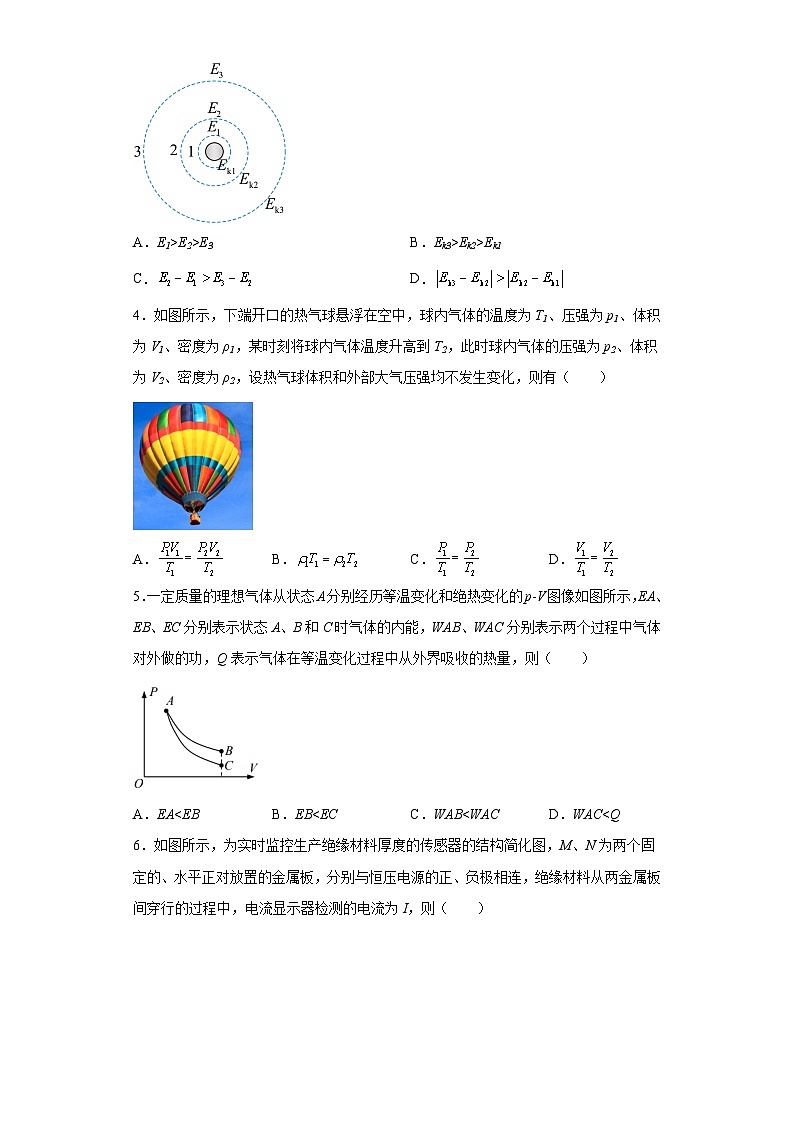 2023届江苏省决胜新高考高三下学期5月份大联考物理试题(含答案)第2页
