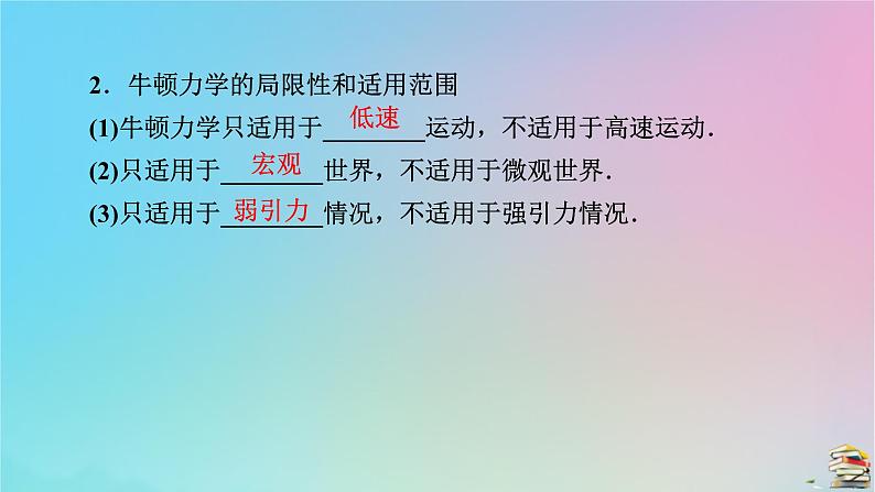 高中物理粤教版(2019)必修2:第5章第1节牛顿力学的成就与局限性第2节相对论时空观第3节宇宙起源和演化课件第6页