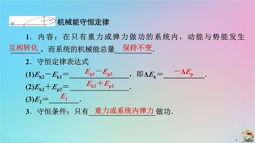 高中物理粵教版(2019)必修2:第4章第5節(jié)機械能守恒定律課件第7頁