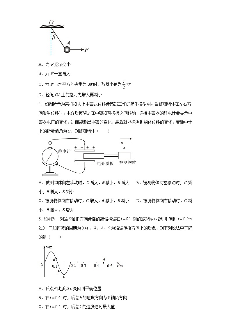 2023届天津市益中学校高三下学期模拟考试物理试题(含解析)第2页