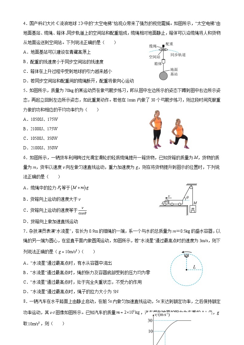 广东省东莞外国语学校2022-2023学年高一下学期5月期中考试物理试题（含答案详解）02